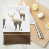 Keukenhanddoek-de Deer Theedoek (Quarter Fold)