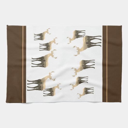 Keukenhanddoek-de Deer Theedoek (Horizontaal)