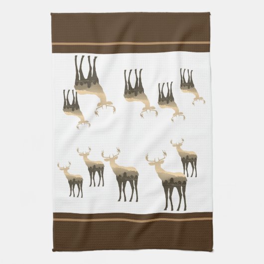 Keukenhanddoek-de Deer Theedoek (Verticaal)