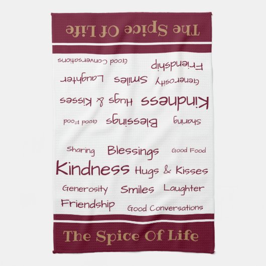 Keukenhanddoek - De puinhoop van het Leven (Verticaal)