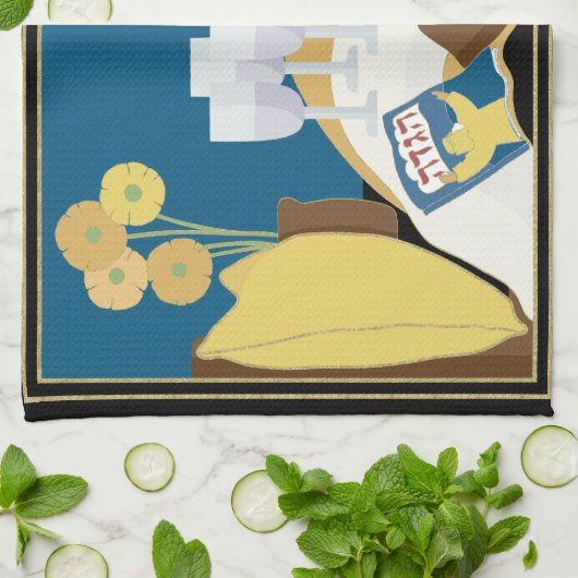 Keukenhanddoek "Een Passover Seder Table" (Gevouwen)