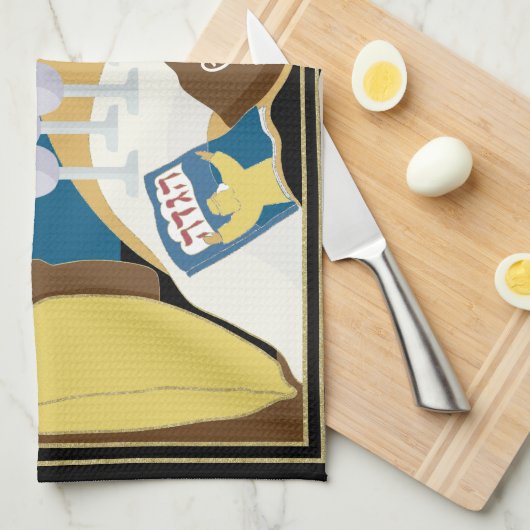 Keukenhanddoek "Een Passover Seder Table" (Quarter Fold)