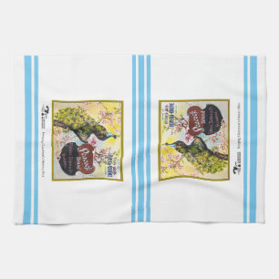 Keukenhanddoek - Etiket van pacockratten