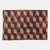 Keukenhanddoek - Faux Inleghout (Horizontaal)