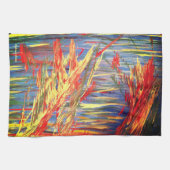 Keukenhanddoek "Fire Dance" (Horizontaal)