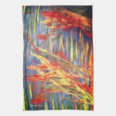 Keukenhanddoek "Fire Dance" (Verticaal)