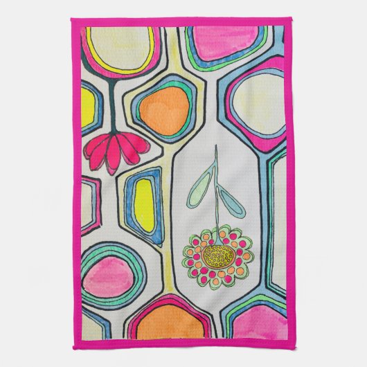 KEUKENHANDDOEK "FLORAL WHISPERS" (Verticaal)