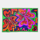 KEUKENHANDDOEK "FLOWER POWER" (Horizontaal)