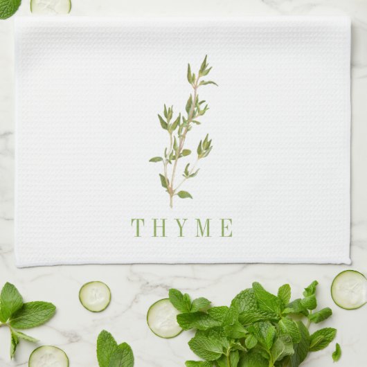 KEUKENHANDDOEK FRESH THYME (Gevouwen)