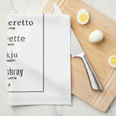 keukenhanddoek | Garnaal (Quarter Fold)