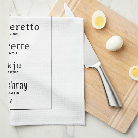 keukenhanddoek | Garnaal (Quarter Fold)