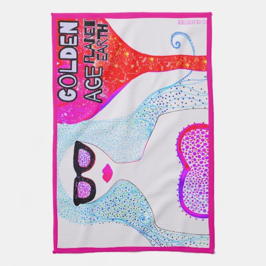 KEUKENHANDDOEK "GOUDEN EEUW" (Verticaal)