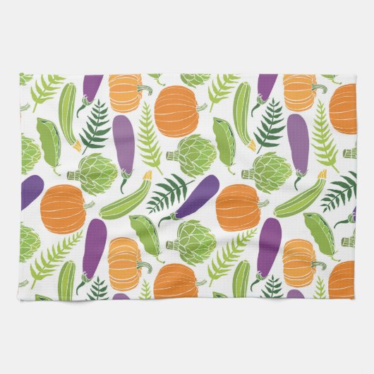Keukenhanddoek-groenten Theedoek (Horizontaal)