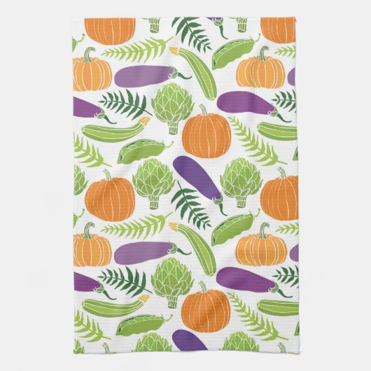 Keukenhanddoek-groenten Theedoek (Verticaal)