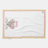 Keukenhanddoek 'Herinnering dat ik van je hou' - b (Horizontaal)