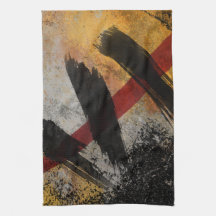 Keukenhanddoek, Het Litteken, Digitale Abstracte S