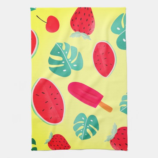 Keukenhanddoek in de zomer (Verticaal)