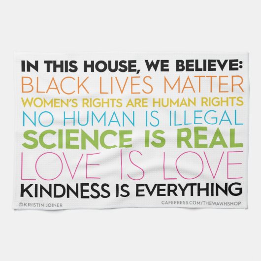 keukenhanddoek "In dit Huis" (Horizontaal)