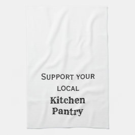 Keukenhanddoek in vintage stijl voor de keuken pan