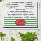 Keukenhanddoek "Kerst Retro Dish Handdoek" (Gevouwen)