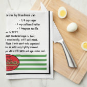 Keukenhanddoek "Kerst Retro Dish Handdoek" (Quarter Fold)