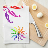 Keukenhanddoek - Kleurwielen (Quarter Fold)