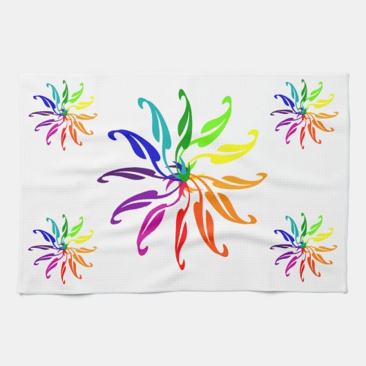 Keukenhanddoek - Kleurwielen (Horizontaal)