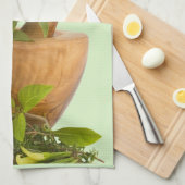 Keukenhanddoek — Kruiden (Quarter Fold)