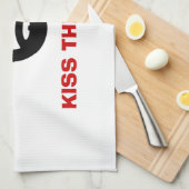 Keukenhanddoek | Kus de kok (Quarter Fold)