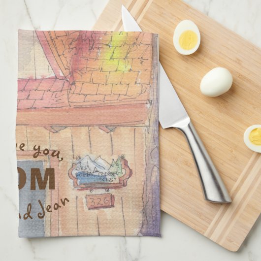 Keukenhanddoek "Lake Arrowiad" (Quarter Fold)