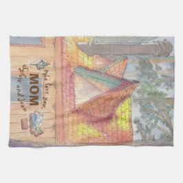 Keukenhanddoek "Lake Arrowiad"