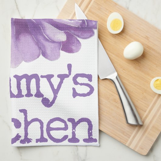 Keukenhanddoek "Lavendel Bloem" (Quarter Fold)