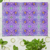 Keukenhanddoek - Lavendel Pioen (Gevouwen)