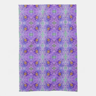 Keukenhanddoek - Lavendel Pioen