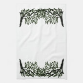 Keukenhanddoek - Leafy Branches doorweven (Verticaal)