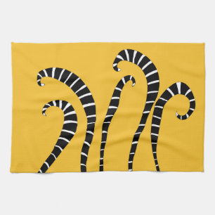 Keukenhanddoek - Lemur Tails Gold