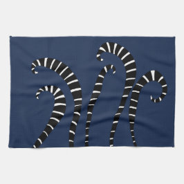 Keukenhanddoek - Lemur Tails Navy