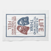 keukenhanddoek LIFE-citaat (Horizontaal)