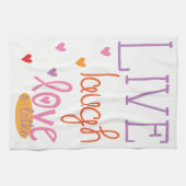 Keukenhanddoek "Live Laugh Love a Latke Towel" (Horizontaal)