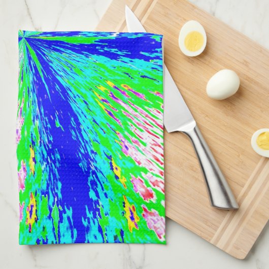 Keukenhanddoek met abstract ontwerp (Quarter Fold)