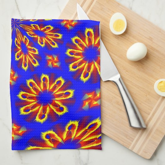 Keukenhanddoek met abstract ontwerp (Quarter Fold)