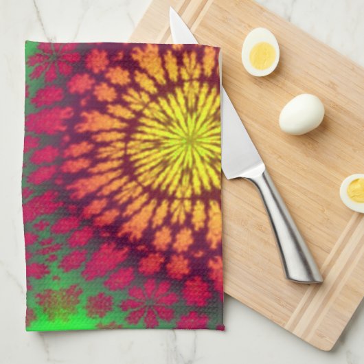 Keukenhanddoek met abstract ontwerp (Quarter Fold)