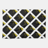 Keukenhanddoek met afstudeerfeest decoratie (Horizontaal)