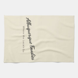 Keukenhanddoek met Albuquerque Foodies-logo