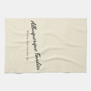 Keukenhanddoek met Albuquerque Foodies-logo