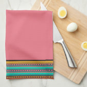 keukenhanddoek met aztec-strepen (Quarter Fold)