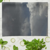 Keukenhanddoek met bewolkte lucht (Gevouwen)