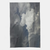 Keukenhanddoek met bewolkte lucht (Verticaal)