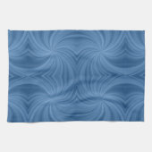 keukenhanddoek met blauwe spiraal (Horizontaal)