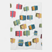 Keukenhanddoek met blikvis (Verticaal)